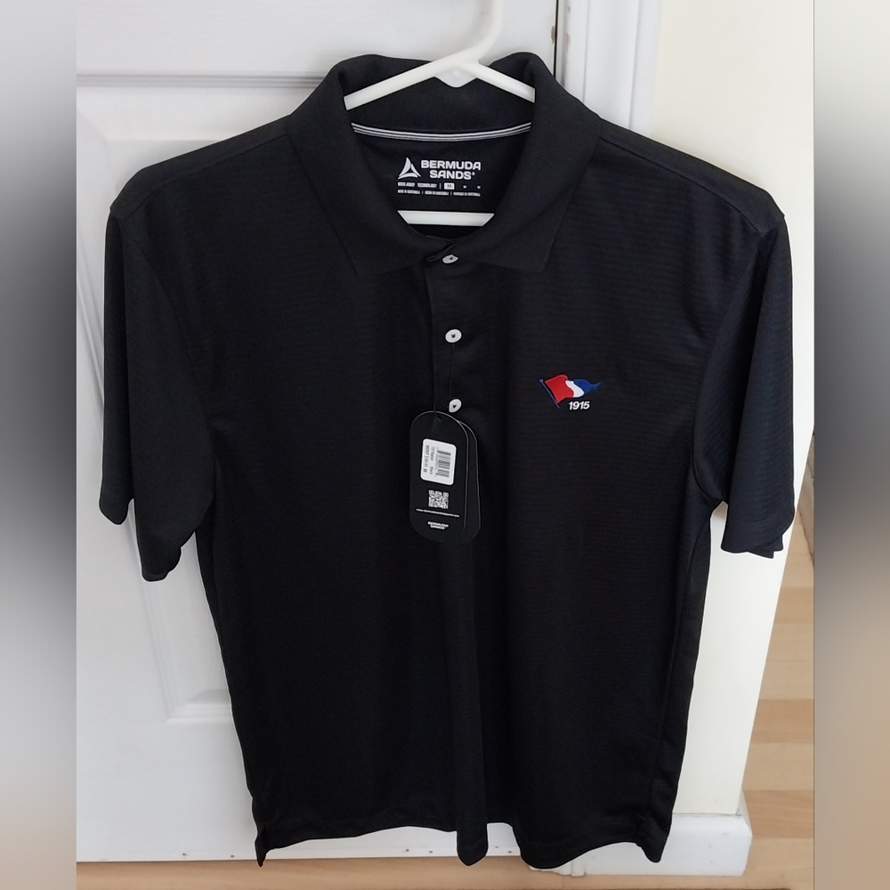 Black Golf Polo By Bermuda Sands (M)